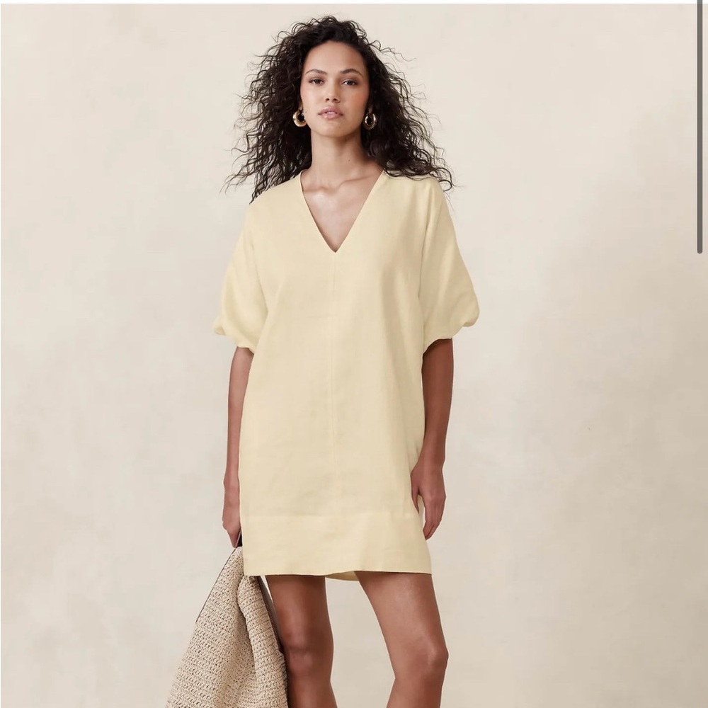 Banana Republic linen dress 2024. Size medium.